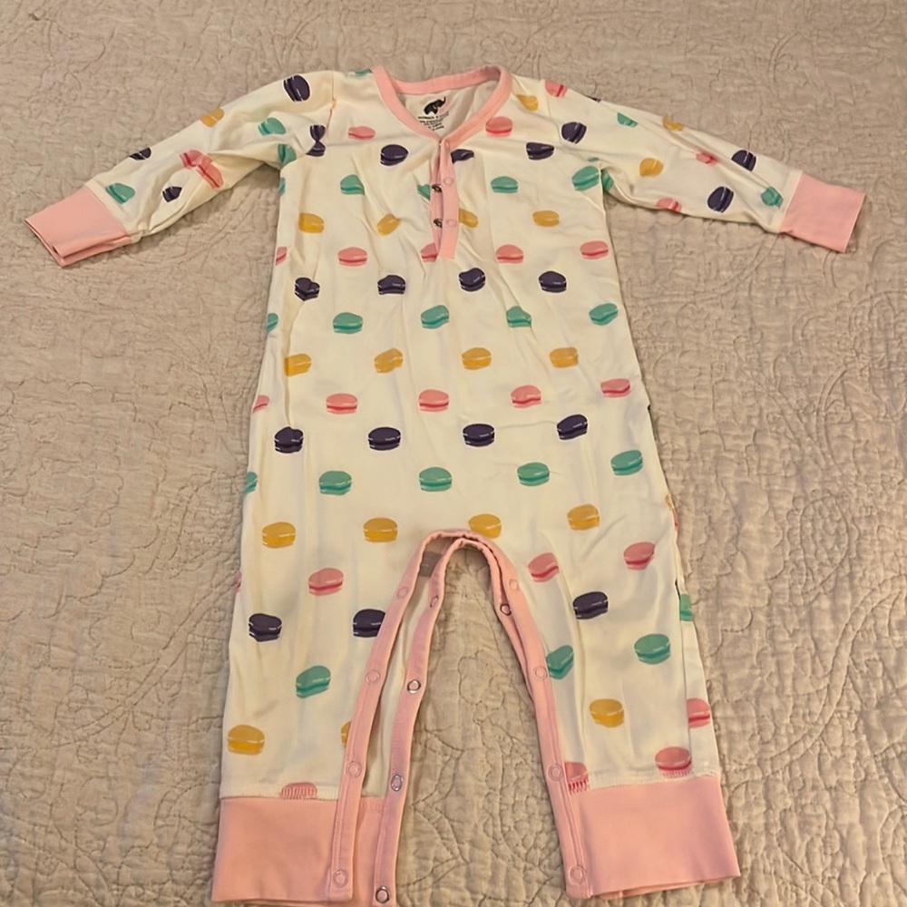 Monica & Andy Organic Cotton Long Sleeve Romper Size 12-18 m